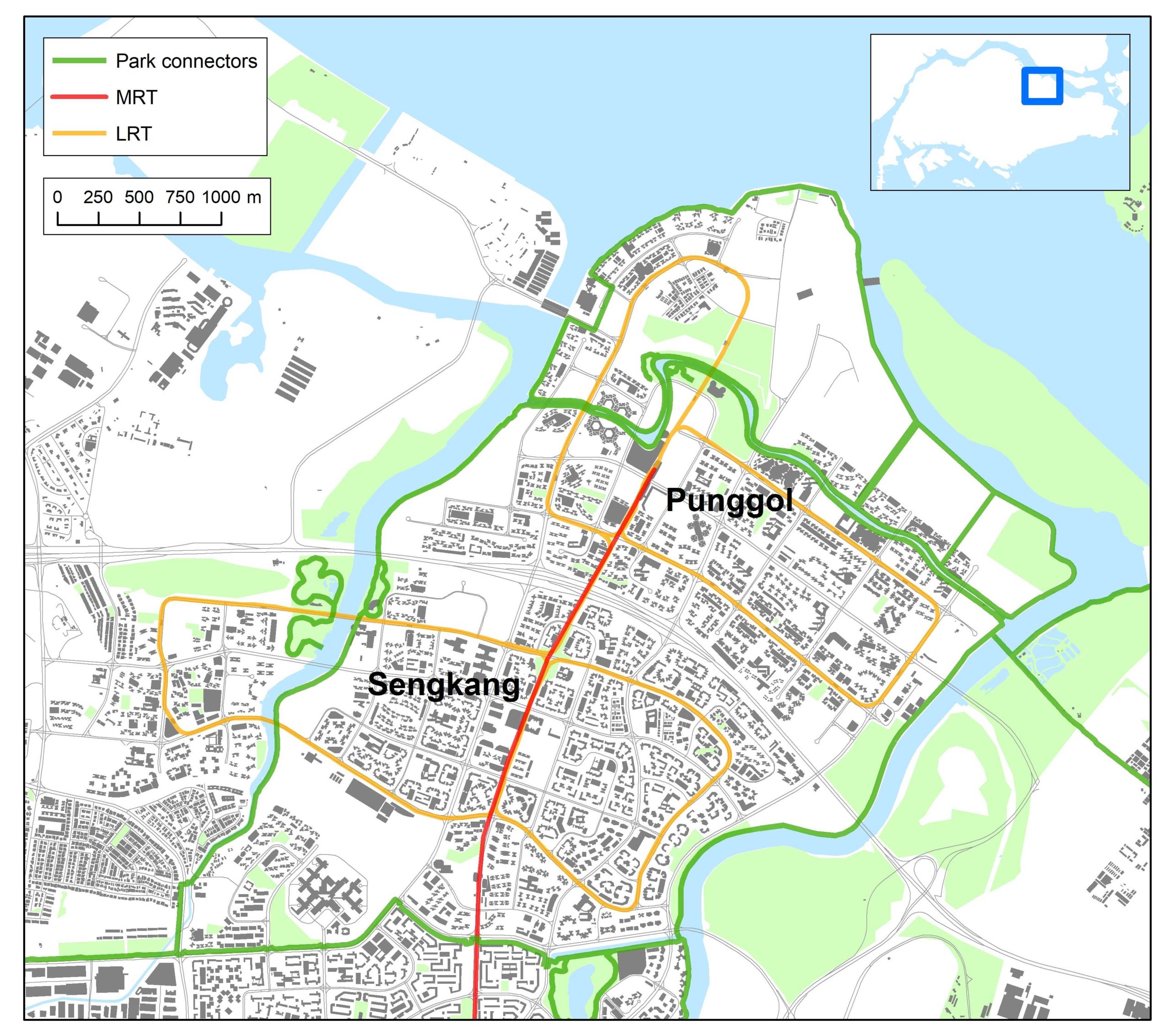 Sengkang Punggol Park Connector Map The “Park Connectors” Of Punggol And Sengkang, Singapore | Liberal Landscape